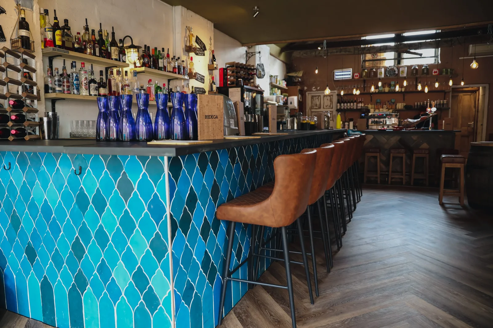 Bodega Christchurch bar area